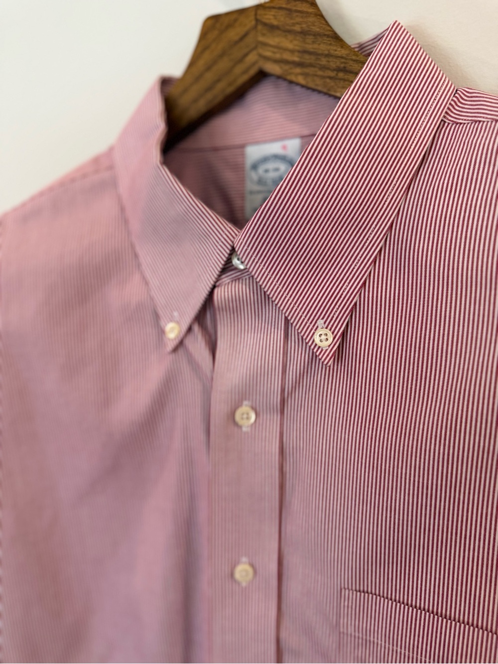 Brooks Brothers Red Stripe Button Down – XXL